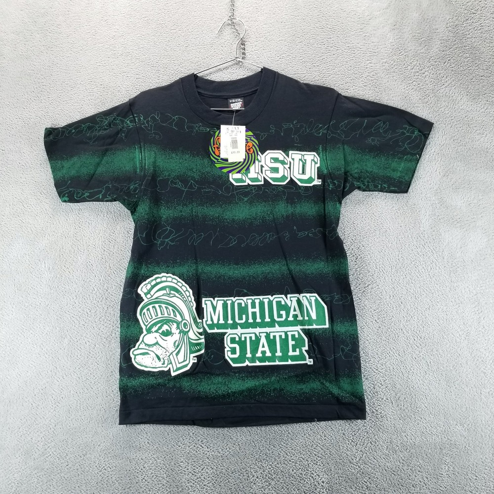 VTG Michigan State Spartans Shirt Mens‎ Medium NCAA Basketball Screen Stars Best
